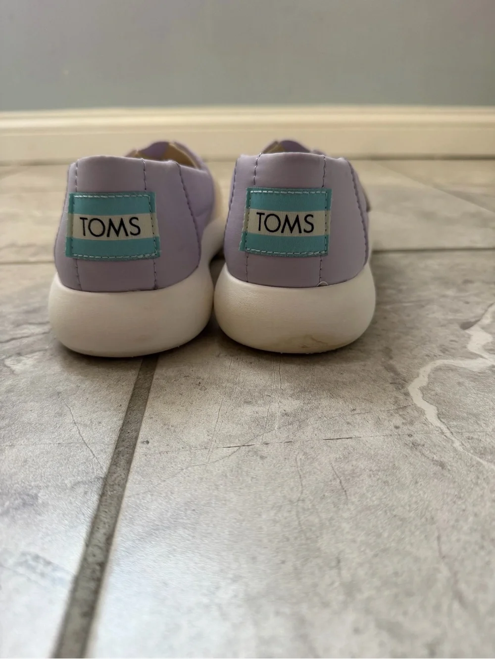 TOMS Women's Alpargata Mallow Puff shoes in a Lavender 7
